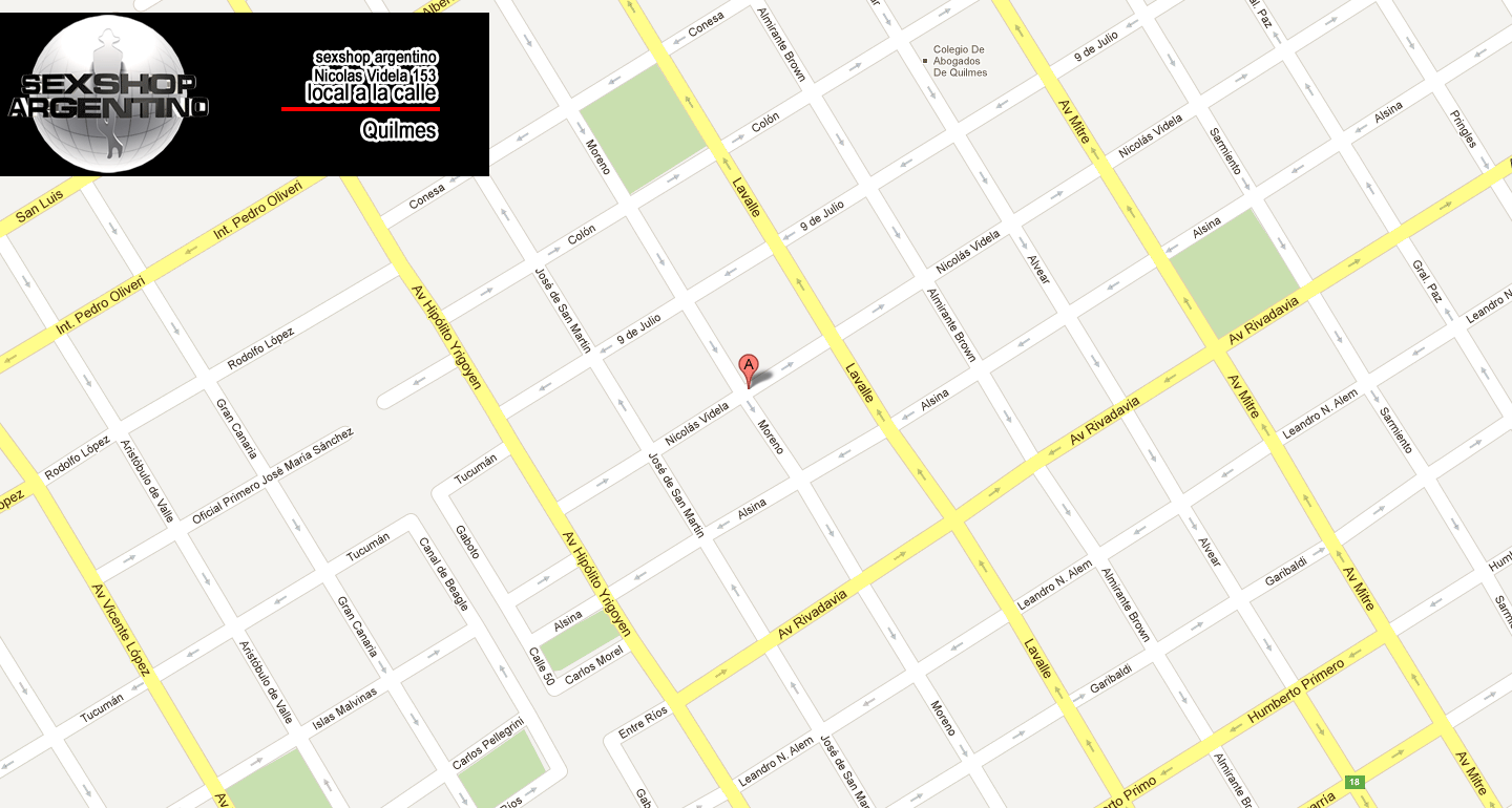 Sexshop Quilmes mapa